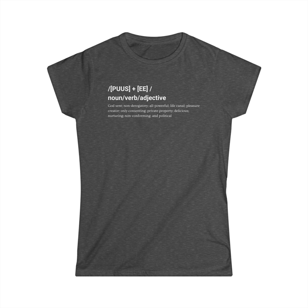Pusse Graphic Tee for Women, Funny Cat Lover Shirt, Lightweight Cotton Tee, Playful Kitty Top Size S-3XL, Women's Soft Tee