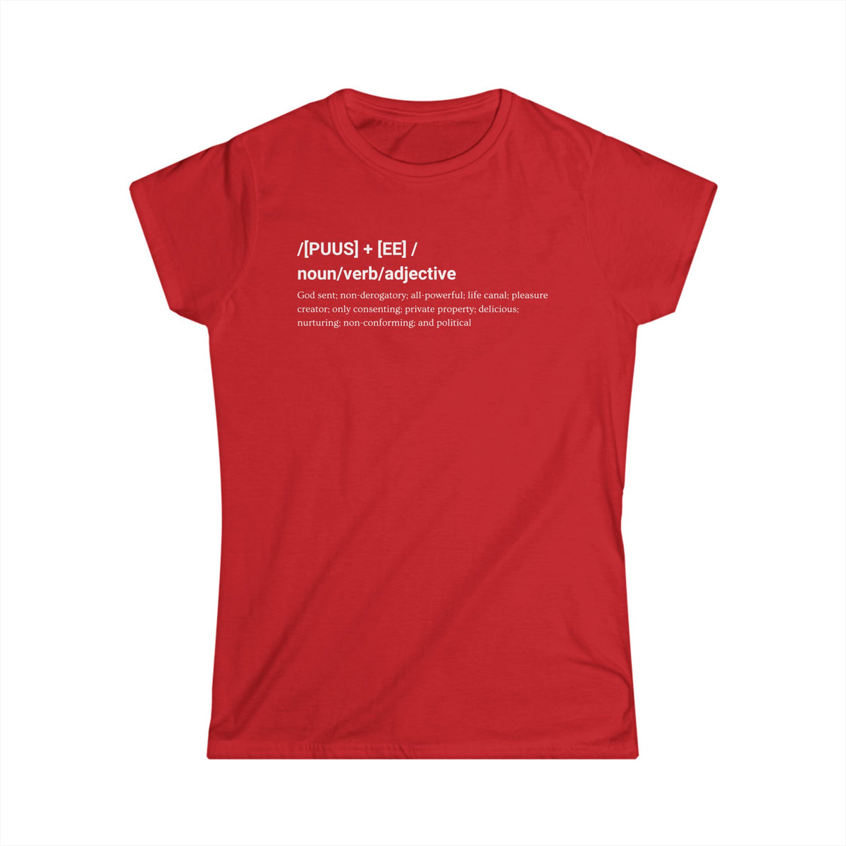 Pusse Graphic Tee for Women, Funny Cat Lover Shirt, Lightweight Cotton Tee, Playful Kitty Top Size S-3XL, Women's Soft Tee