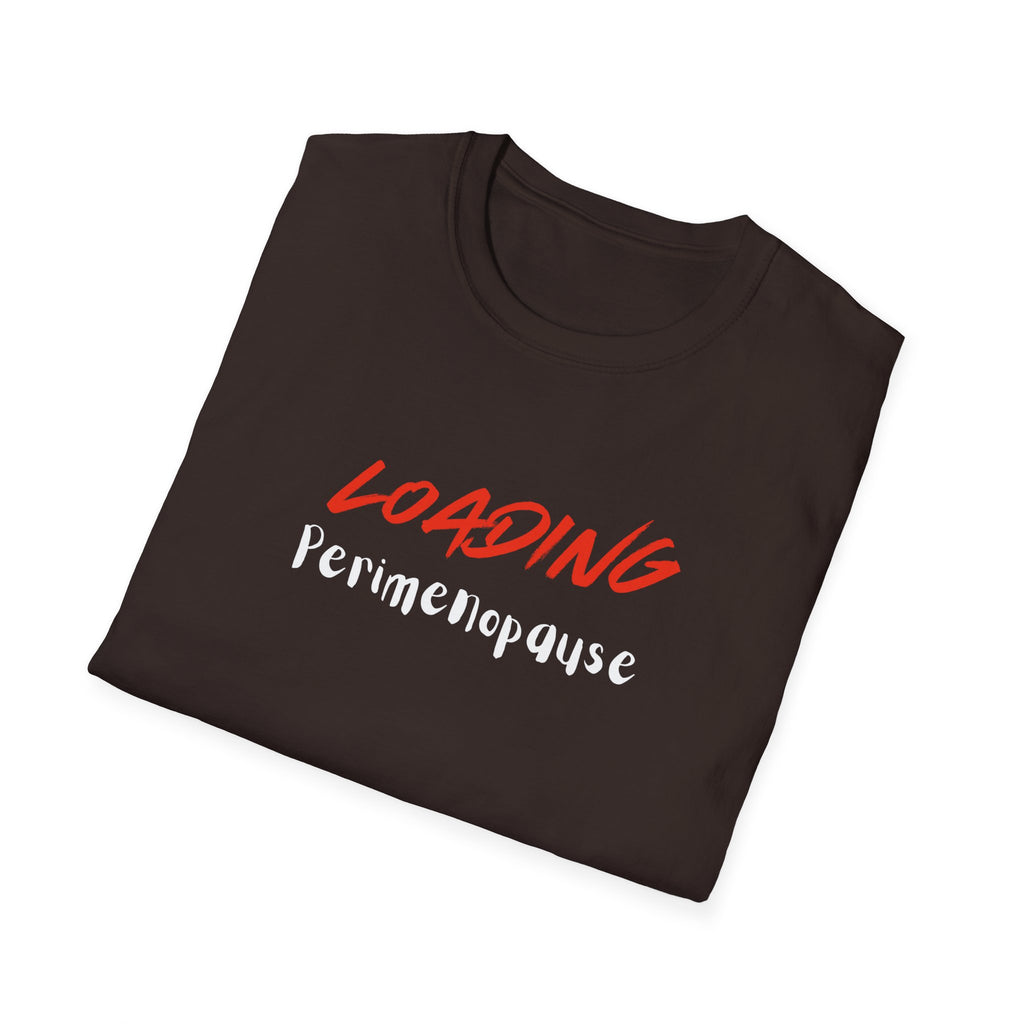 Loading Perimenopause Softstyle T-Shirt, Funny Tee, Gift for Women, Humor Shirt, Support Cancer Awareness, Great for Casual Wear