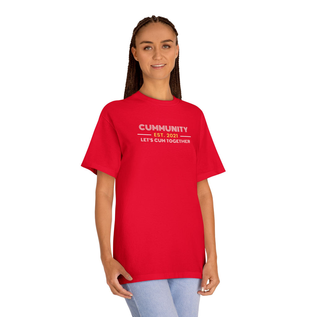 Unisex Humorous Cummunity Tee - Casual Wear, Fun Gift, Trendy Style, Social Event Apparel, Party Outfits
