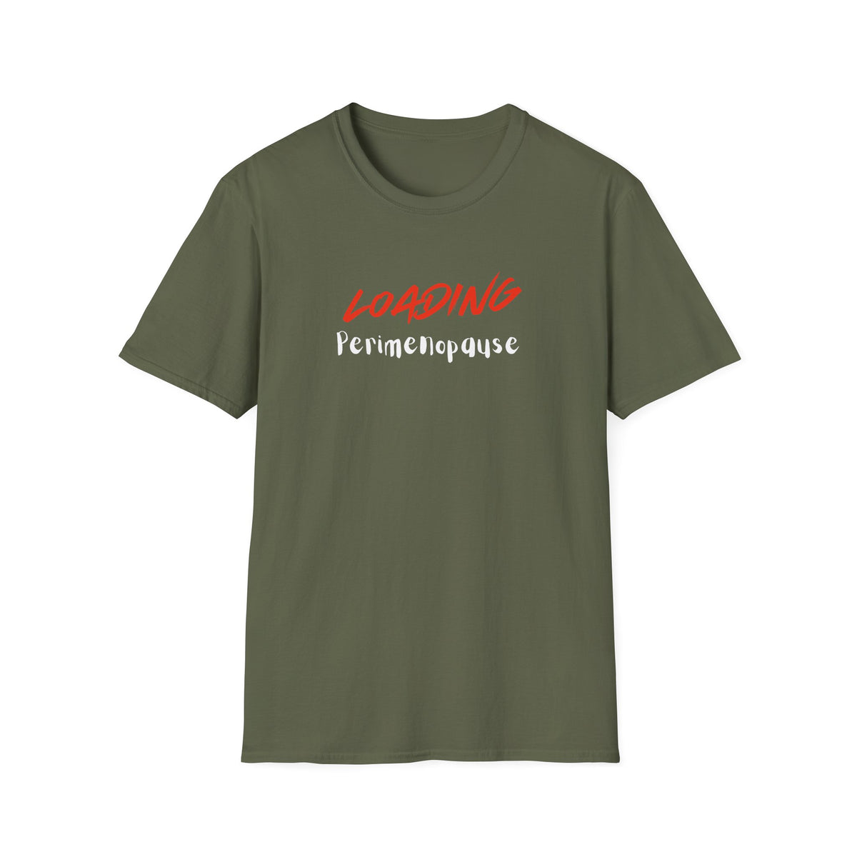 Loading Perimenopause Softstyle T-Shirt, Funny Tee, Gift for Women, Humor Shirt, Support Cancer Awareness, Great for Casual Wear