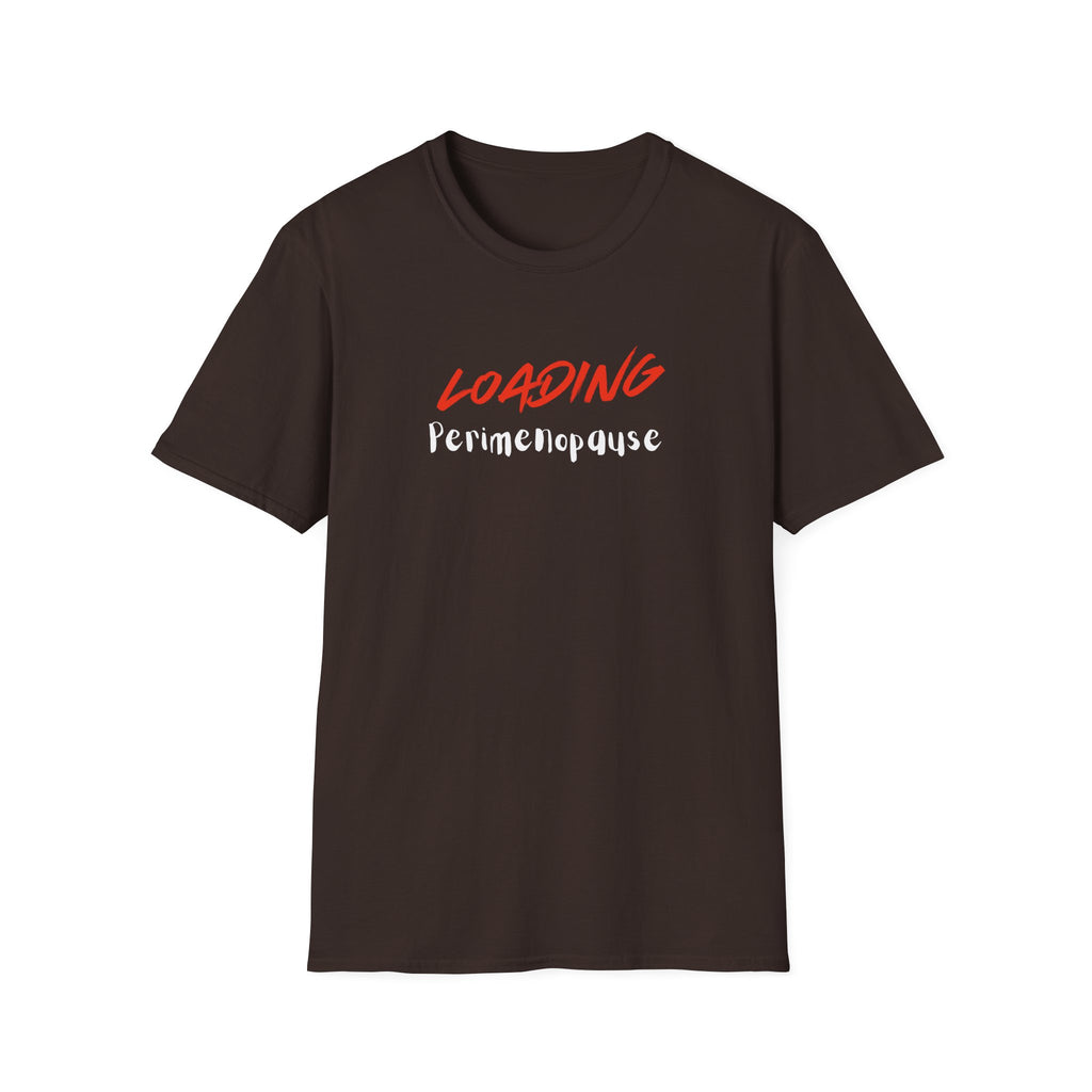Loading Perimenopause Softstyle T-Shirt, Funny Tee, Gift for Women, Humor Shirt, Support Cancer Awareness, Great for Casual Wear