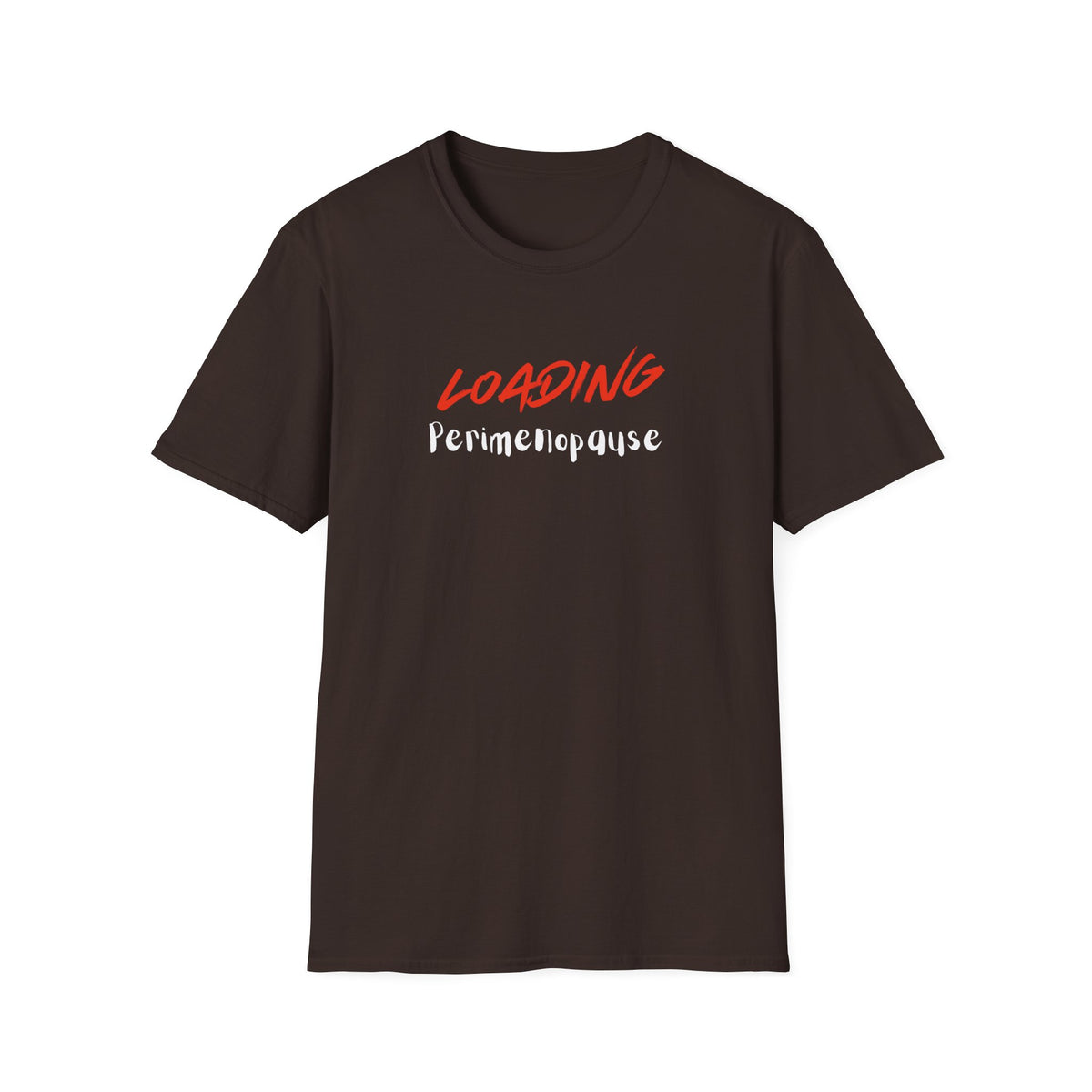 Loading Perimenopause Softstyle T-Shirt, Funny Tee, Gift for Women, Humor Shirt, Support Cancer Awareness, Great for Casual Wear