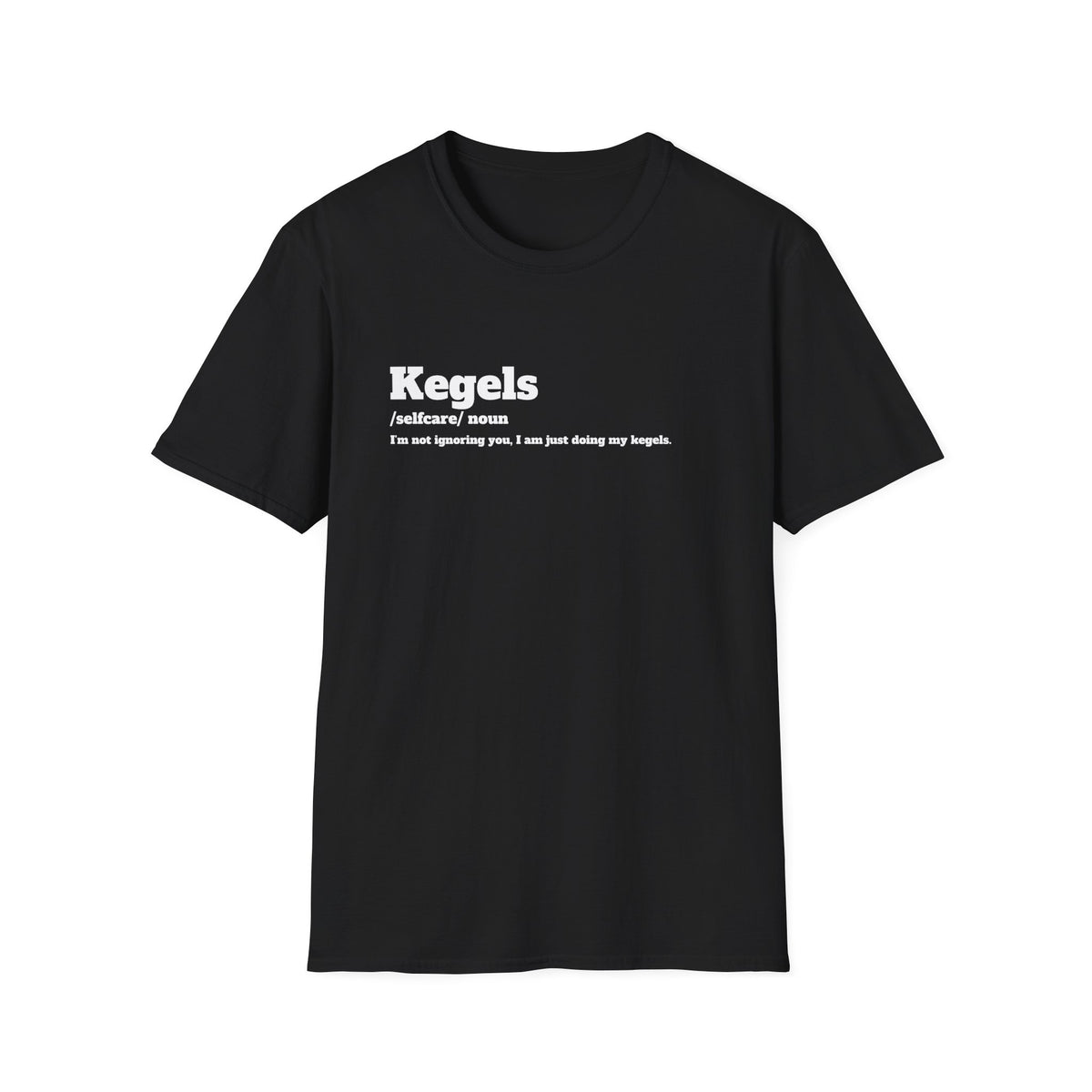 Kegel Awareness T-Shirt, Funny Fitness Tee, Self-Care Shirt, Gift for Moms, Relaxed Fit Tee