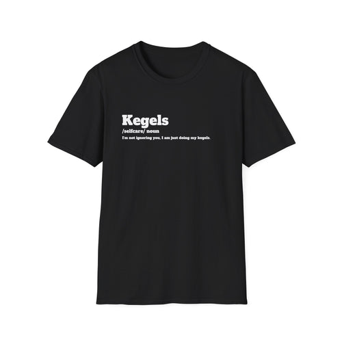 Kegel Awareness T-Shirt, Funny Fitness Tee, Self-Care Shirt, Gift for Moms, Relaxed Fit Tee