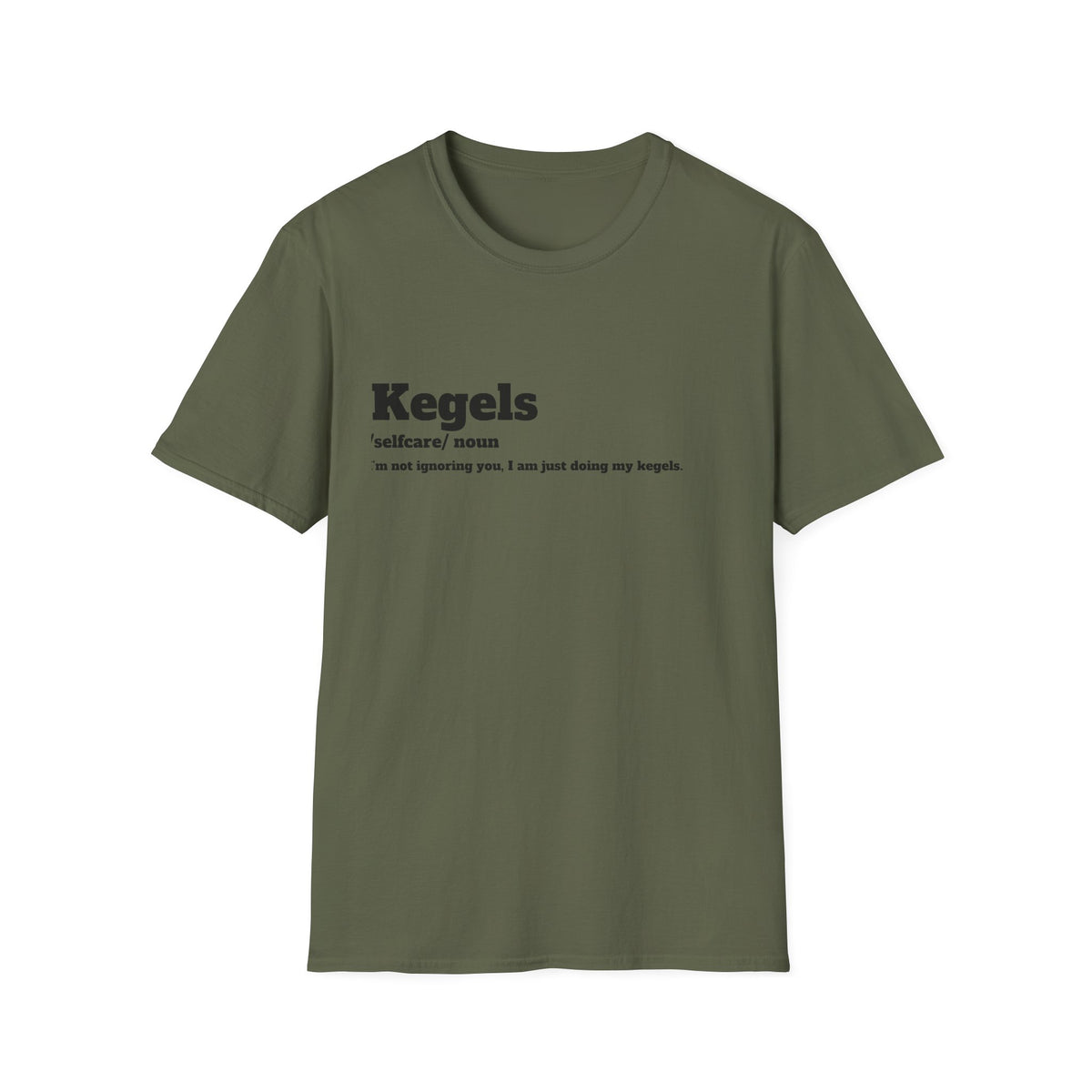Kegel Awareness T-Shirt, Funny Fitness Tee, Self-Care Shirt, Gift for Moms, Relaxed Fit Tee