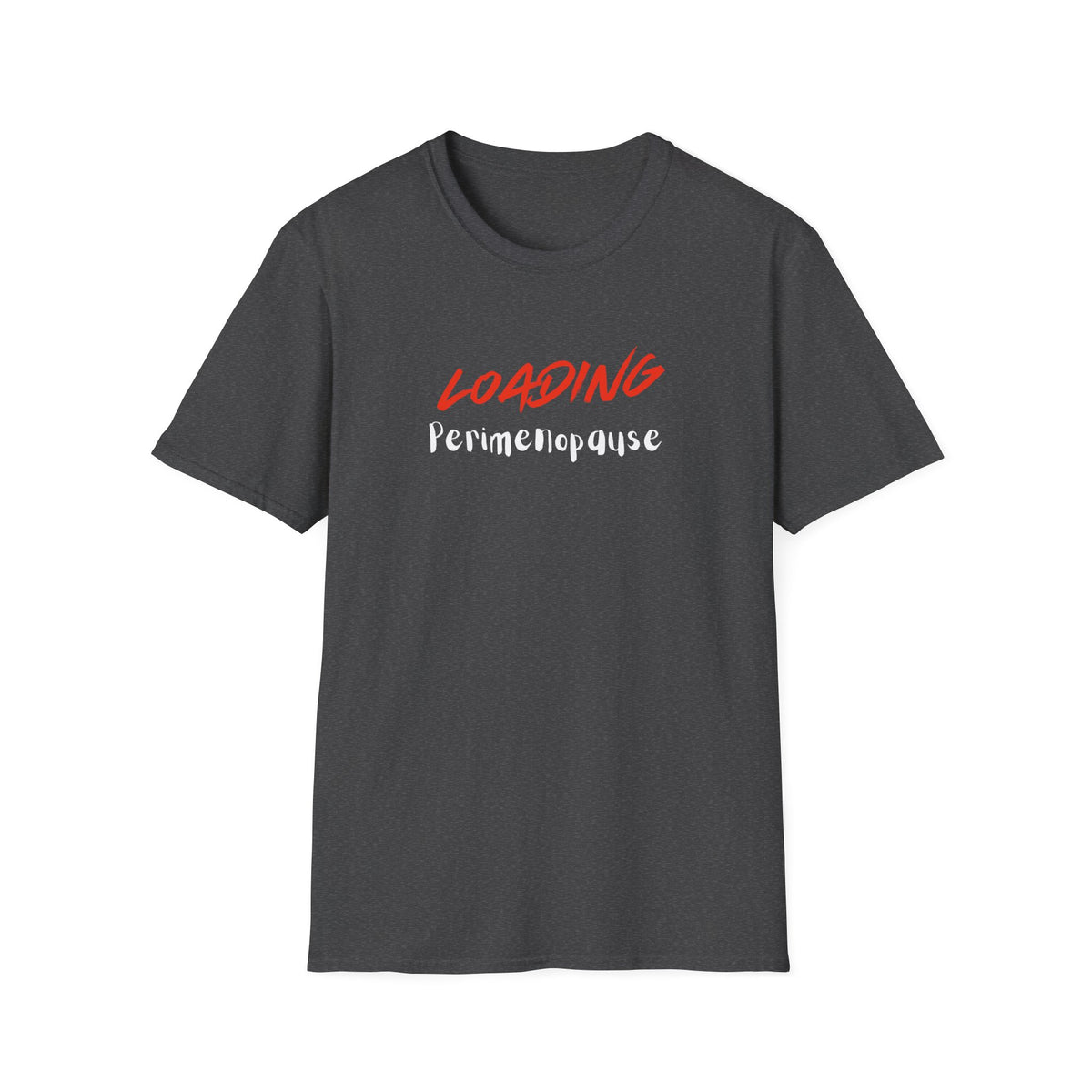 Loading Perimenopause Softstyle T-Shirt, Funny Tee, Gift for Women, Humor Shirt, Support Cancer Awareness, Great for Casual Wear