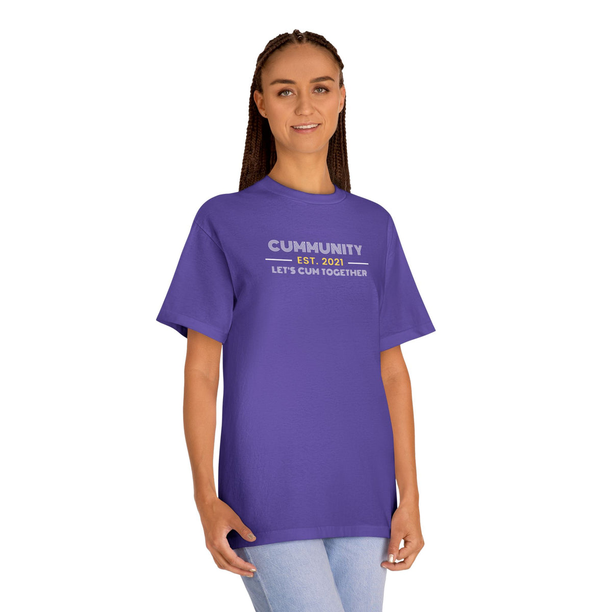 Unisex Humorous Cummunity Tee - Casual Wear, Fun Gift, Trendy Style, Social Event Apparel, Party Outfits