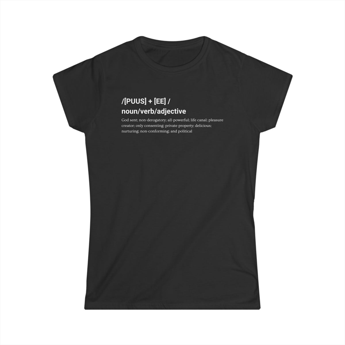 Pusse Graphic Tee for Women, Funny Cat Lover Shirt, Lightweight Cotton Tee, Playful Kitty Top Size S-3XL, Women's Soft Tee